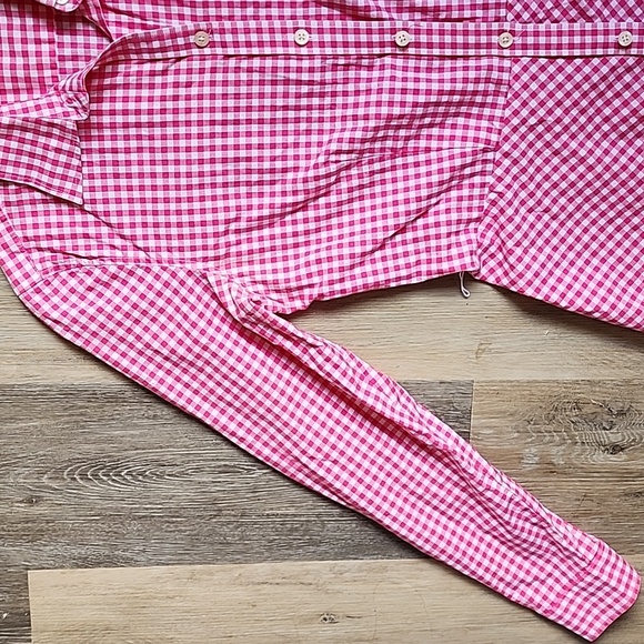 Lauren Ralph Lauren Pink Checkered Long Sleeve Dress - Picture 8 of 16